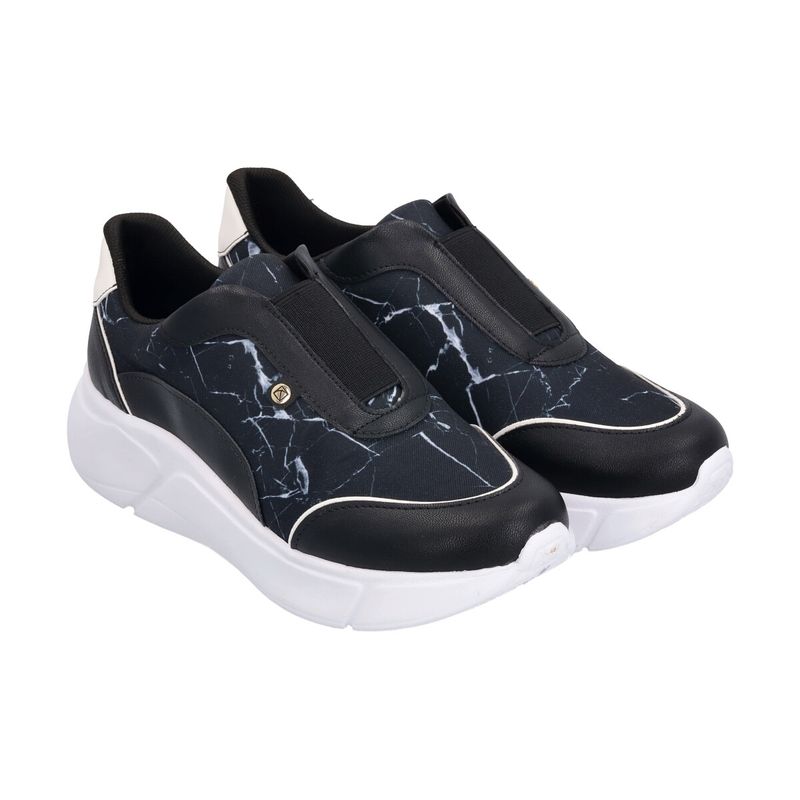 PICCADILLY - Zapatilla Jade Blanco/Negro Piccadilly