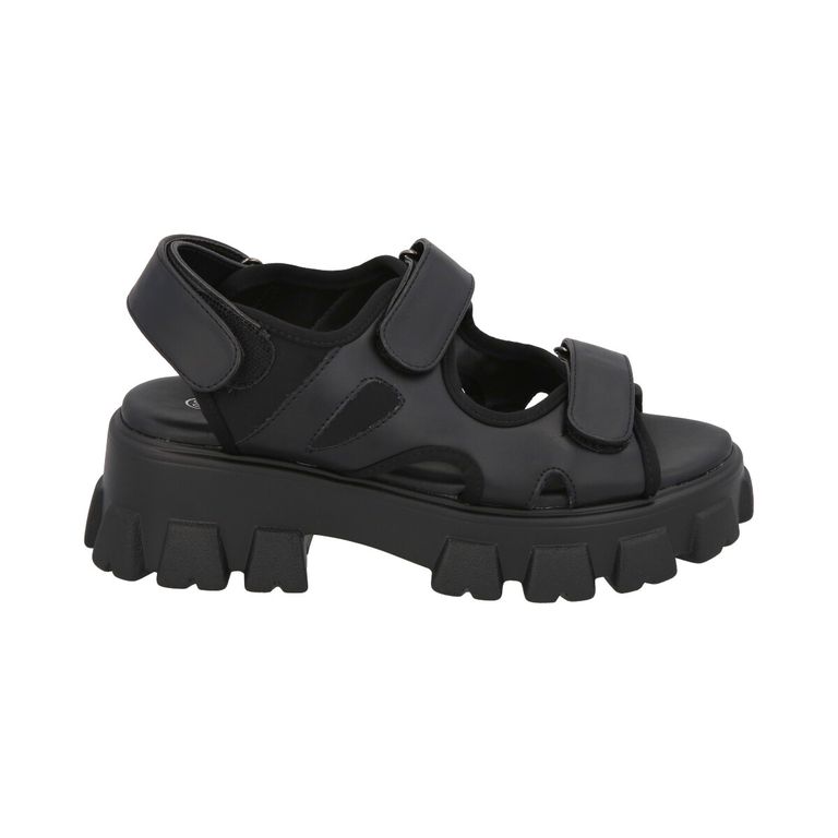 Sandalia Mujer Negro Plataforma Mixen 26
