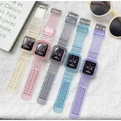 GENERICO - Correa Silicona Apple Watch cambia de color con la luz solar