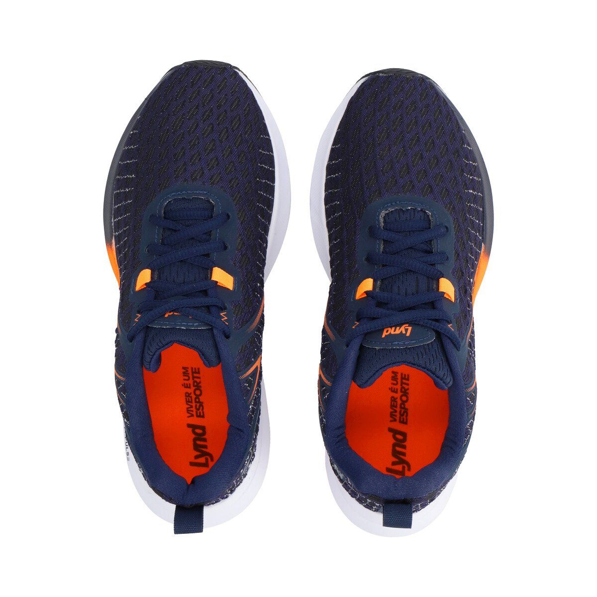 LYND - Zapatilla Mujer Grid Naranja Lynd