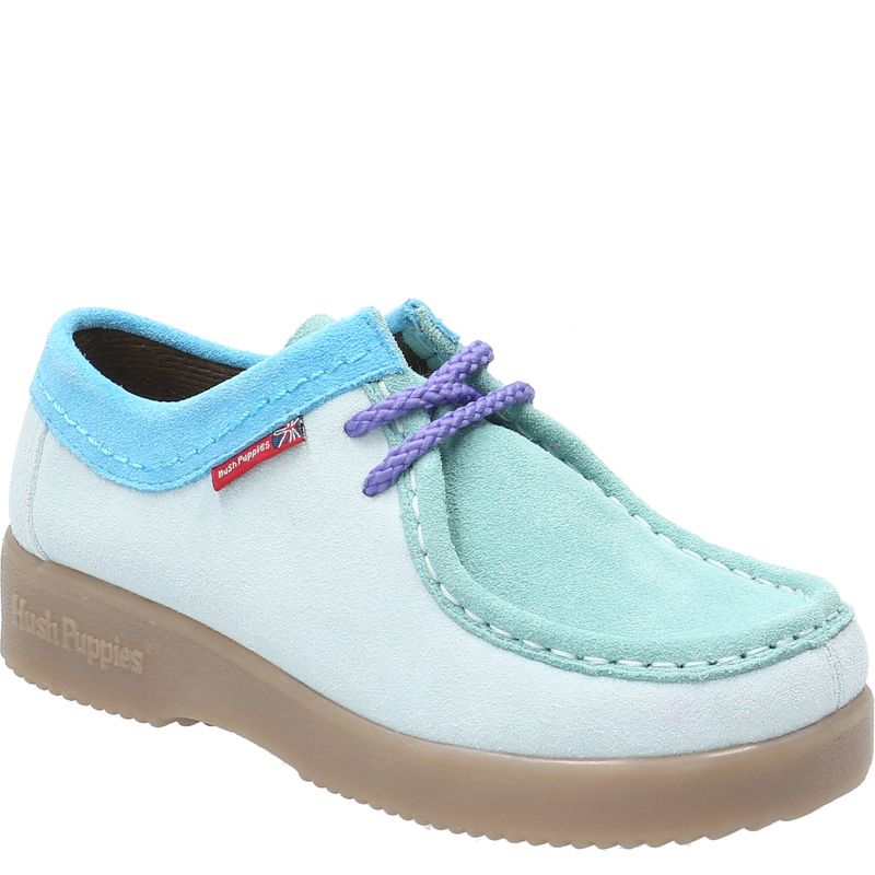 HUSH PUPPIES - Zapato Niña Navajo Houston Jr [26-29] Celeste HUSH PUPPIES