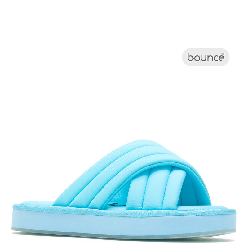HUSH PUPPIES - Sandalia Mujer Sunshine Slide Celeste HUSH PUPPIES