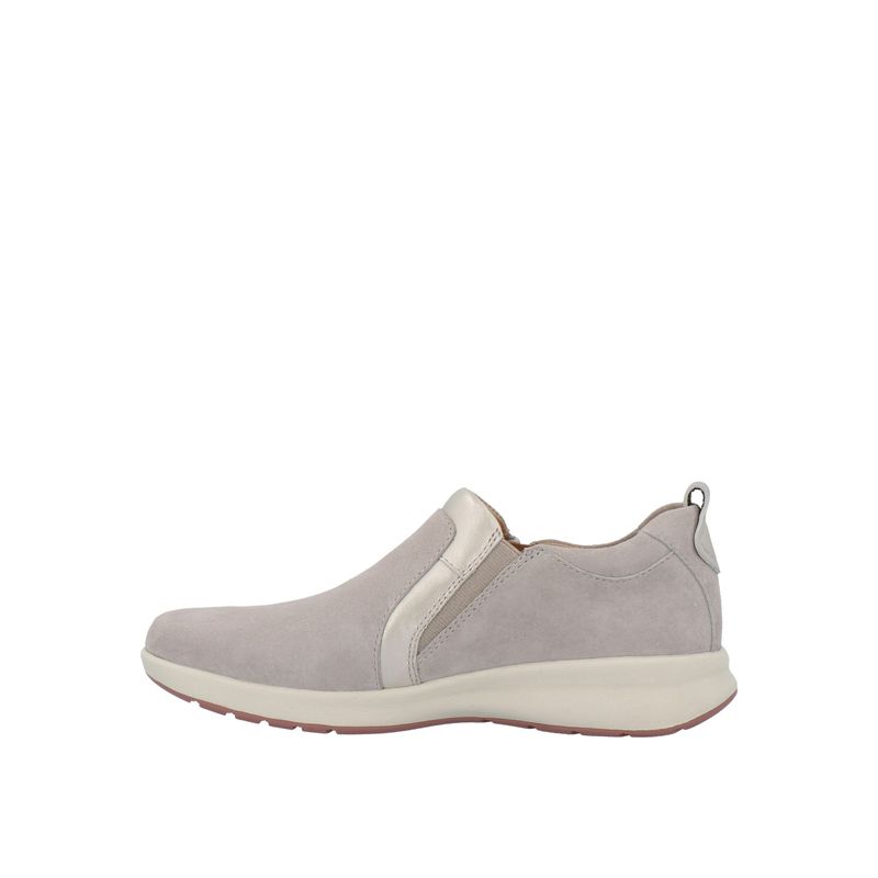 HUSH PUPPIES - Zapatillas Cuero Mujer Spinal Slip On Gris HUSH PUPPIES