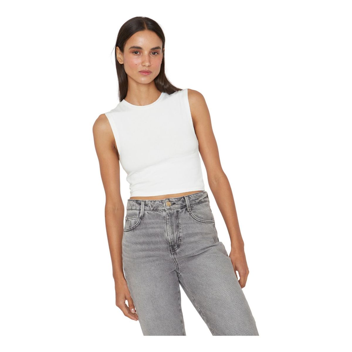 JACINTA TIENDA - Polera Ale blanca Jacinta Tienda