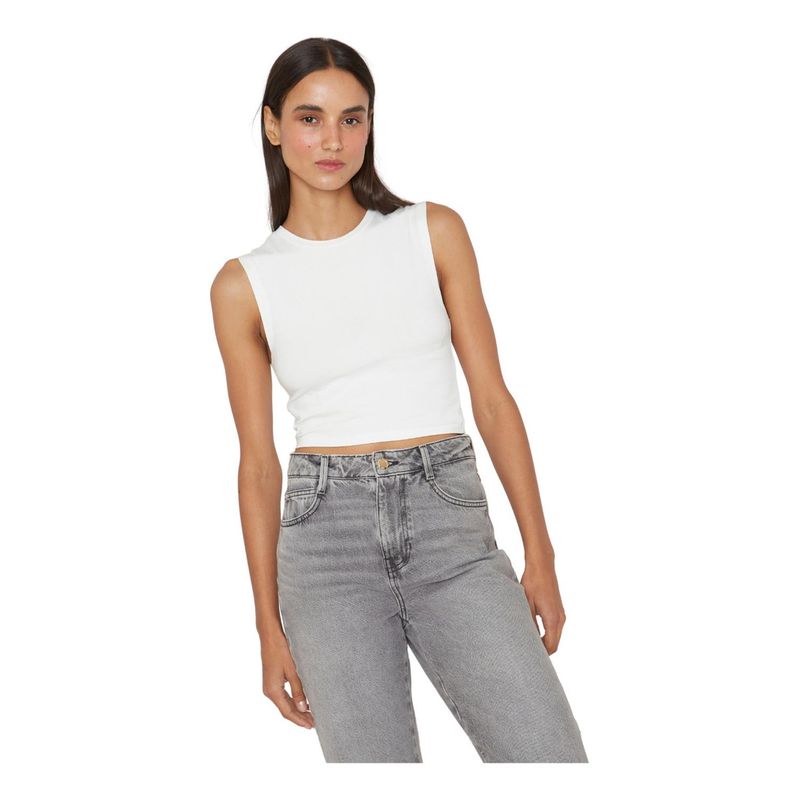 JACINTA TIENDA - Polera Ale blanca Jacinta Tienda