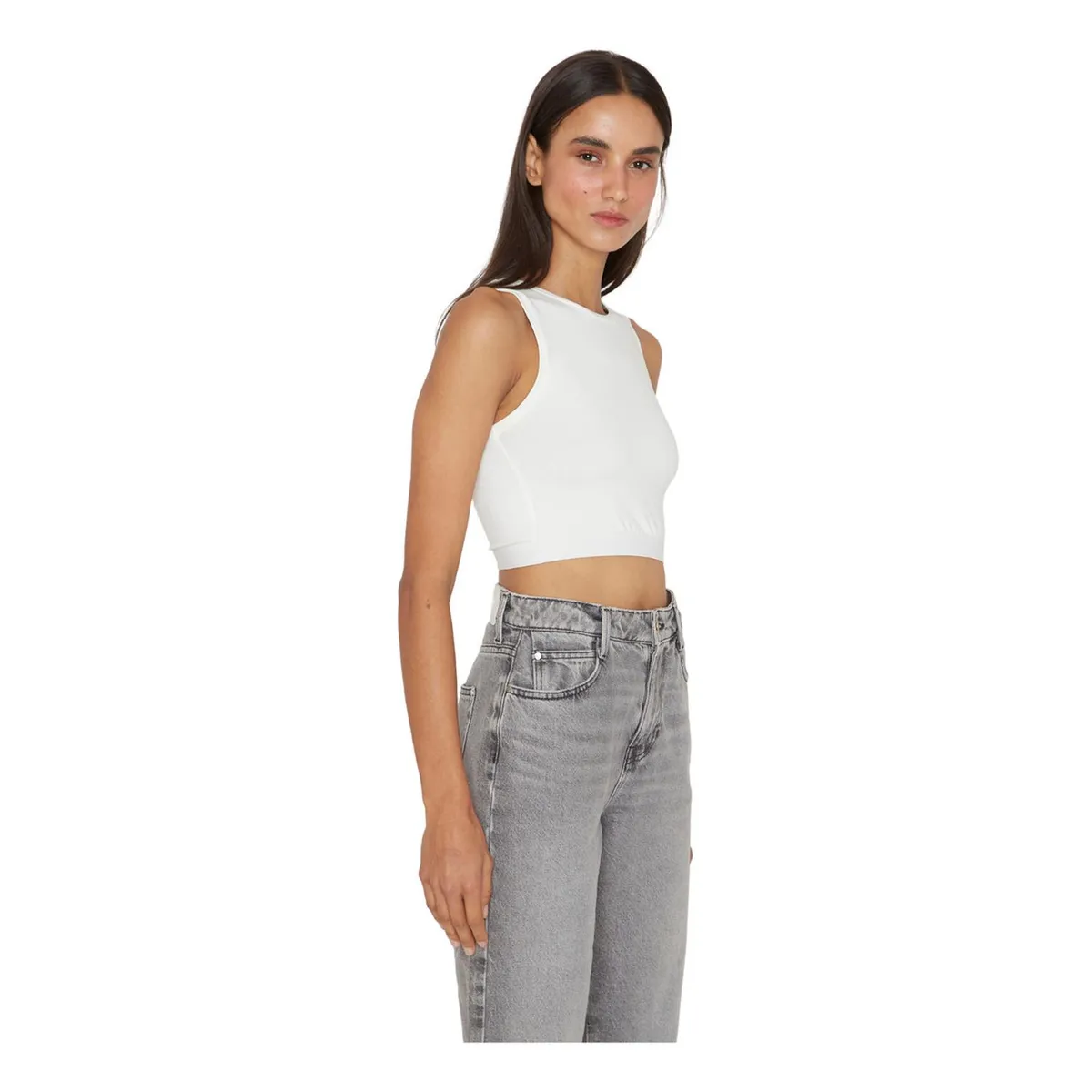 JACINTA TIENDA - Polera Fer blanca Jacinta Tienda