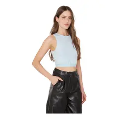 JACINTA TIENDA - Polera Fer celeste