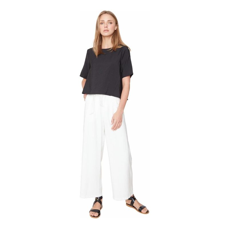 JACINTA TIENDA - Polera Carmen negra Jacinta Tienda