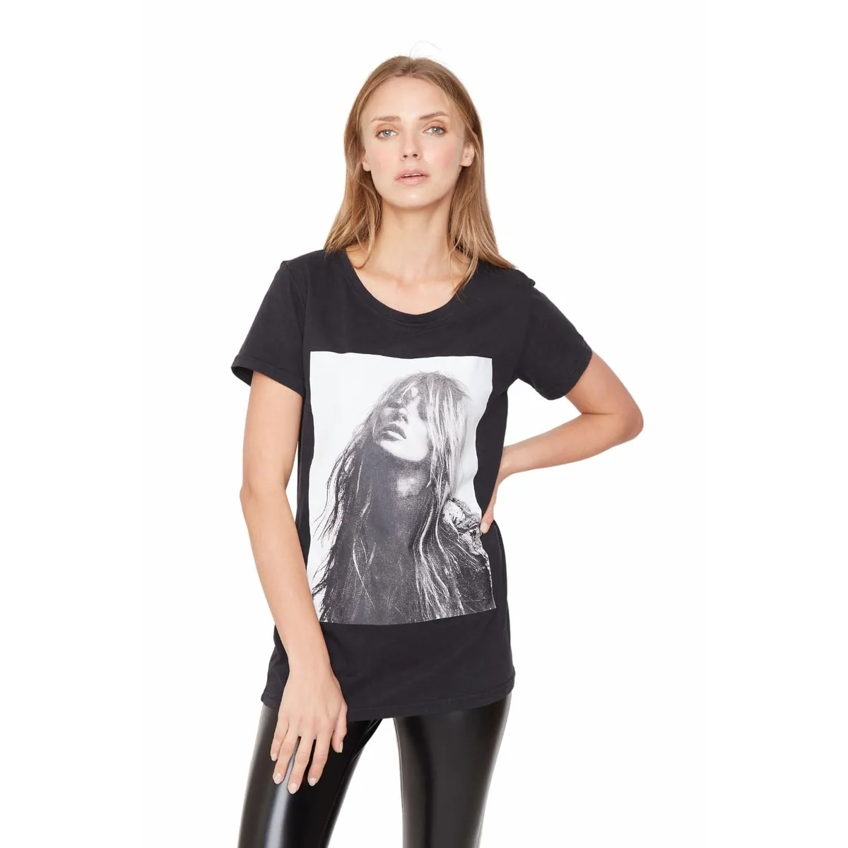 JACINTA TIENDA - Polera Kate II negra Jacinta Tienda