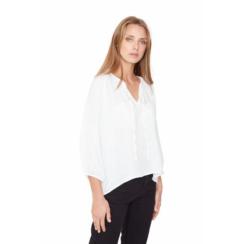 JACINTA TIENDA - Blusa Ibiza blanca Jacinta Tienda