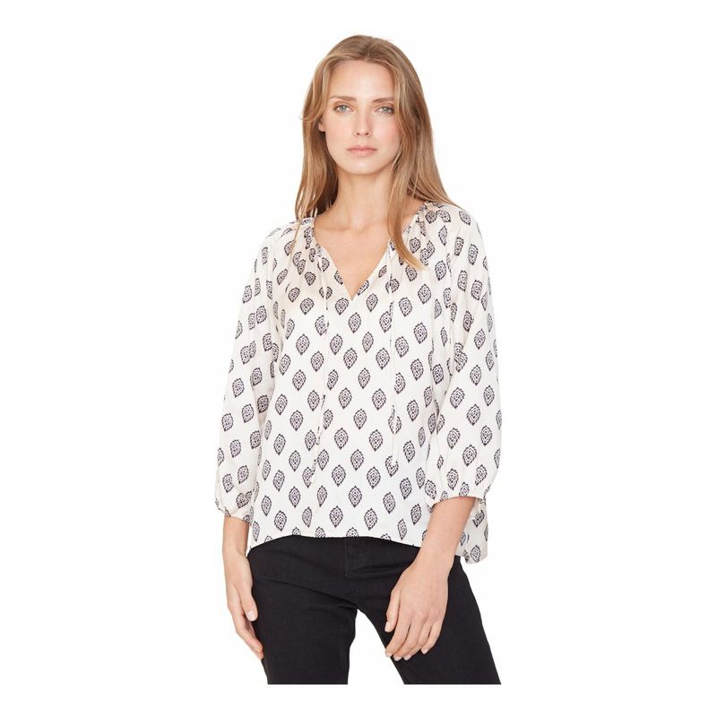 JACINTA TIENDA - Blusa Ibiza print hojas Jacinta Tienda