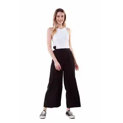 JACINTA TIENDA - Pantalón Greta midi II negro Jacinta Tienda.-----