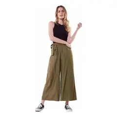 JACINTA TIENDA - Pantalón Greta midi II verde