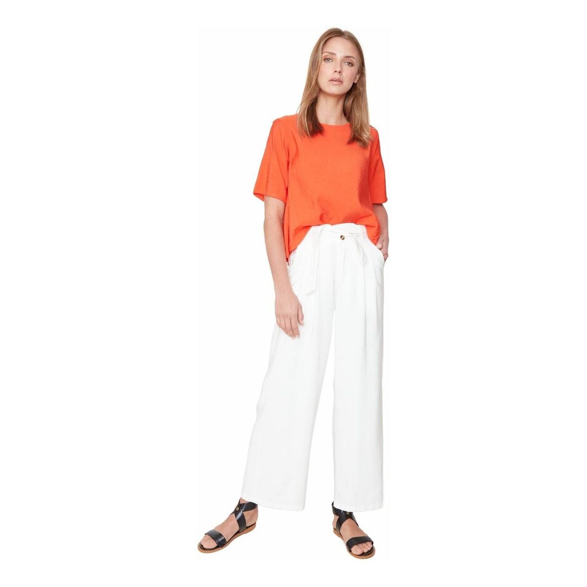 JACINTA TIENDA - Polera Carmen coral Jacinta Tienda