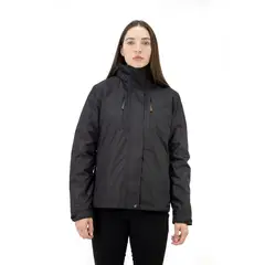 QUEBEC - Parka 3 En 1 Ottawa Negro Mujer.-
