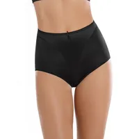 Calzón clásico tiro alto de control de abdomen 01214 Negro