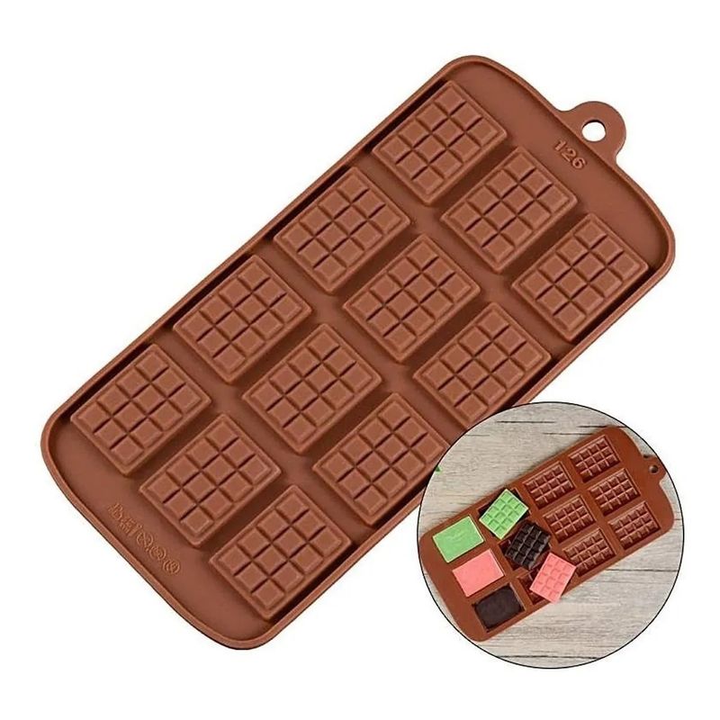 GENERICO - MOLDE DE SILICONA PARA BARRITA DE CHOCOLATE