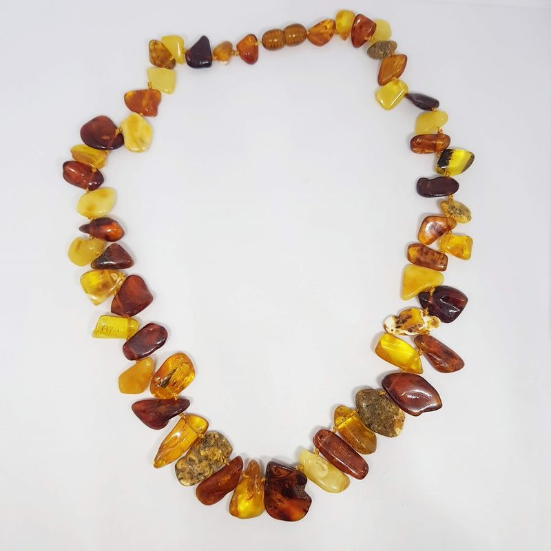 ZUZA COLLECTION - Collar Grueso Ámbar - Mediano
