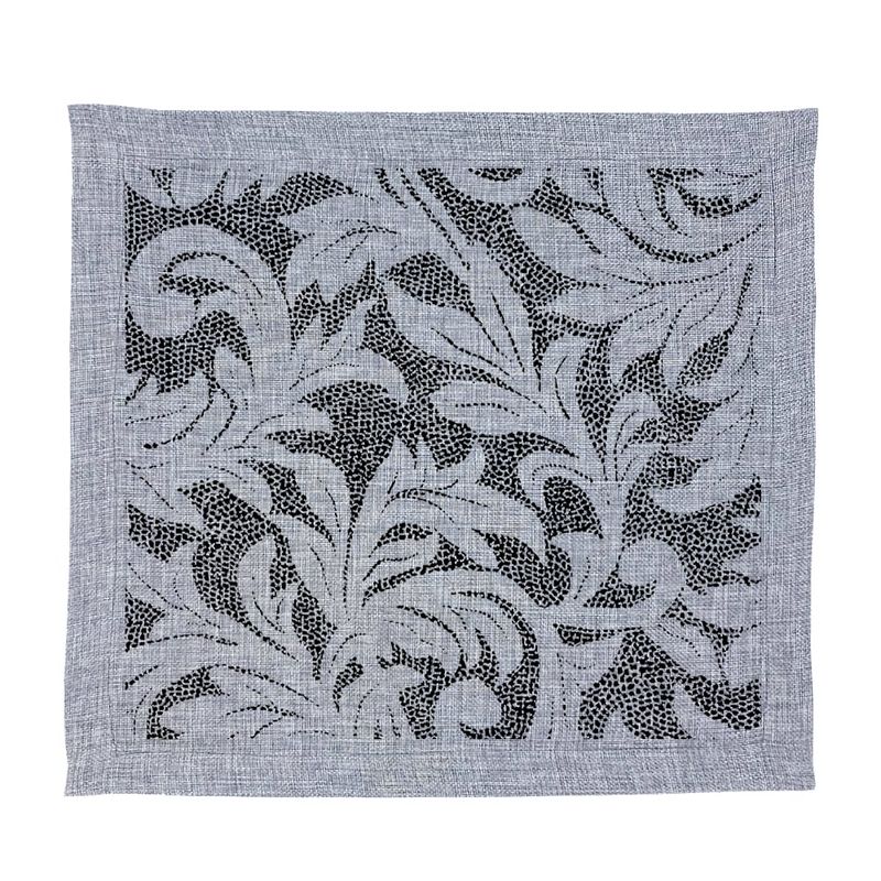TUYO PRINT - Set Individuales Gris Claro Brocato