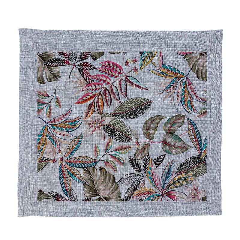 TUYO PRINT - Set Individuales Gris Claro Selva