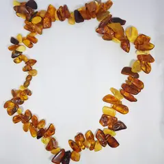 ZUZA COLLECTION - Collar Grueso Ámbar - Largo