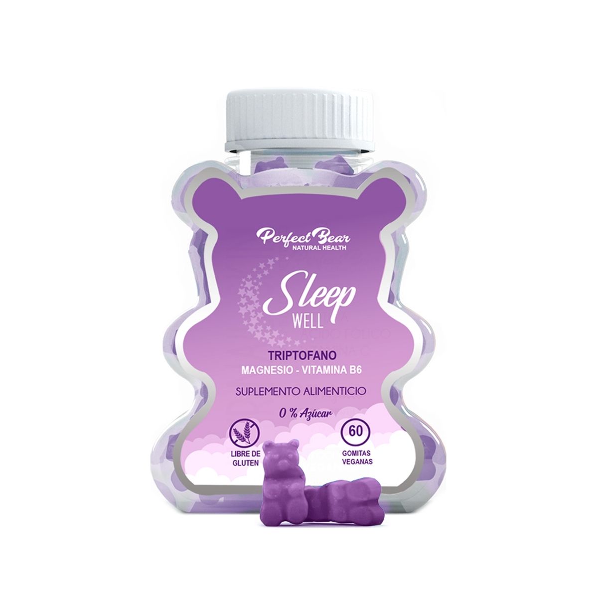 Perfect Bear - L Triptófano Magnesio Vitamina B6 Vitaminas Para Dormir