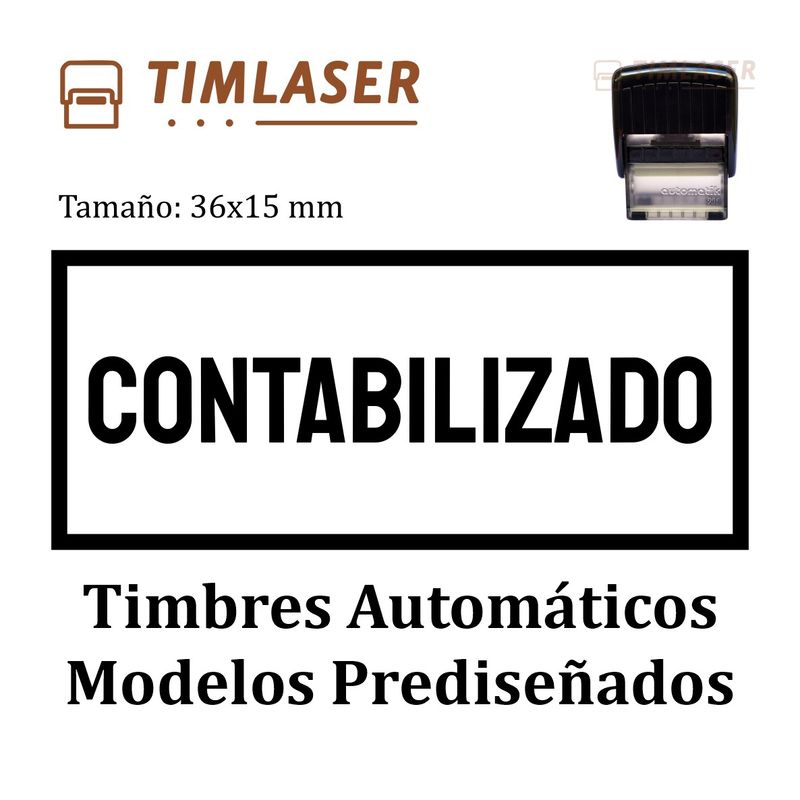 STAMPS - Timbres Automáticos Modelos Prediseñados CONTABILIZADO