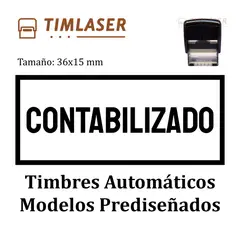 STAMPS - Timbres Automáticos Modelos Prediseñados CONTABILIZADO
