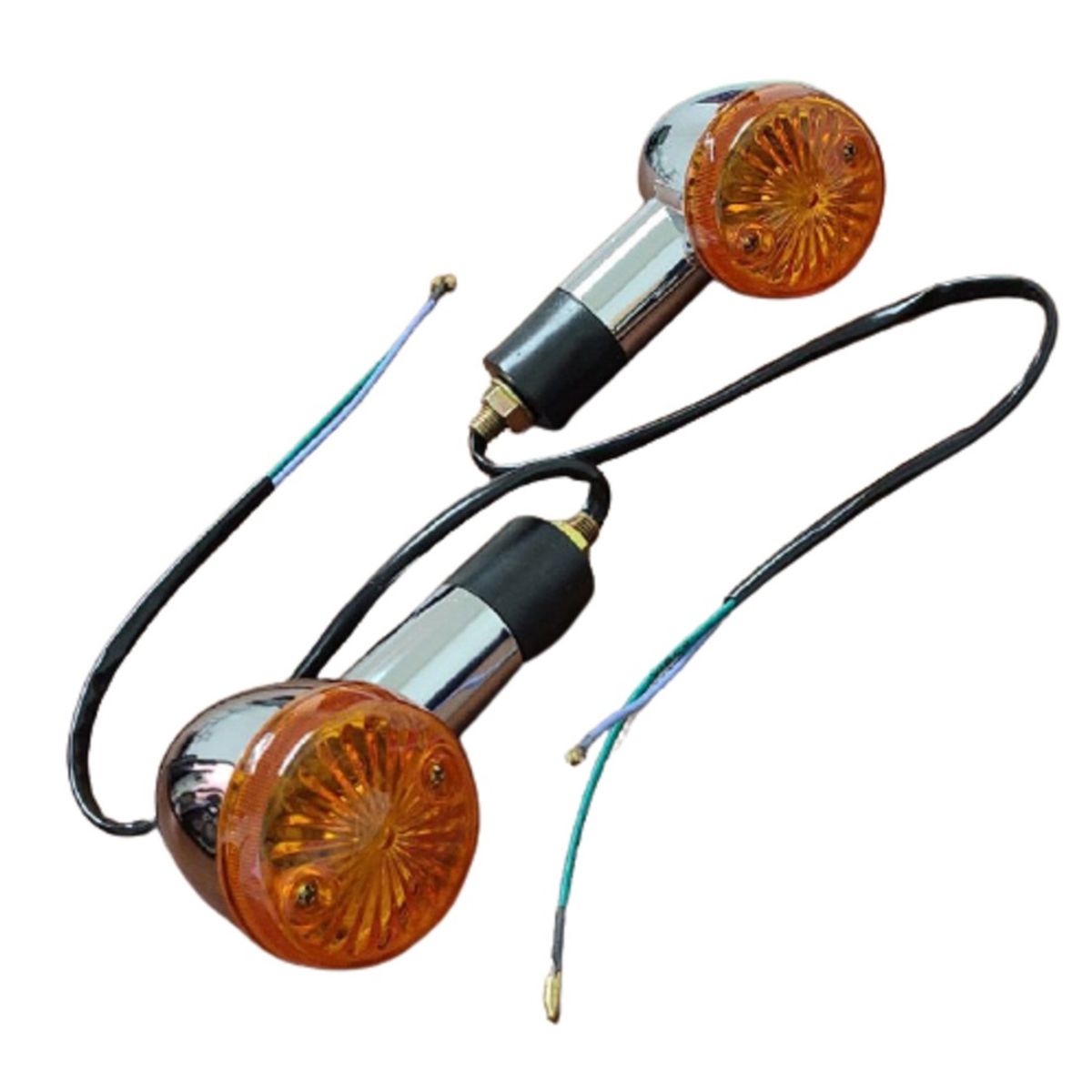 GENERICO - Intermitentes Chopper Mica Amarilla