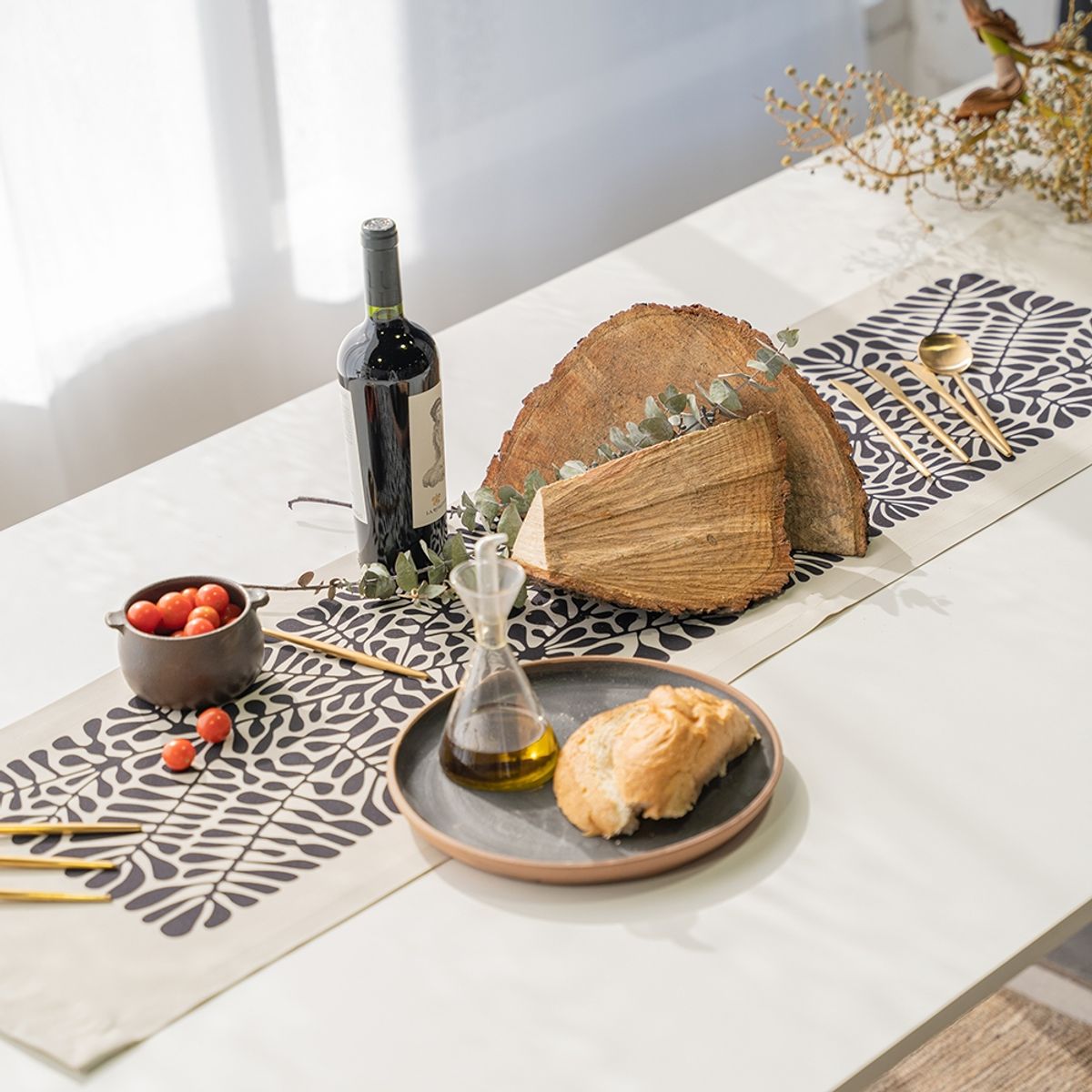 TUYO PRINT - Camino de mesa Linet Africano