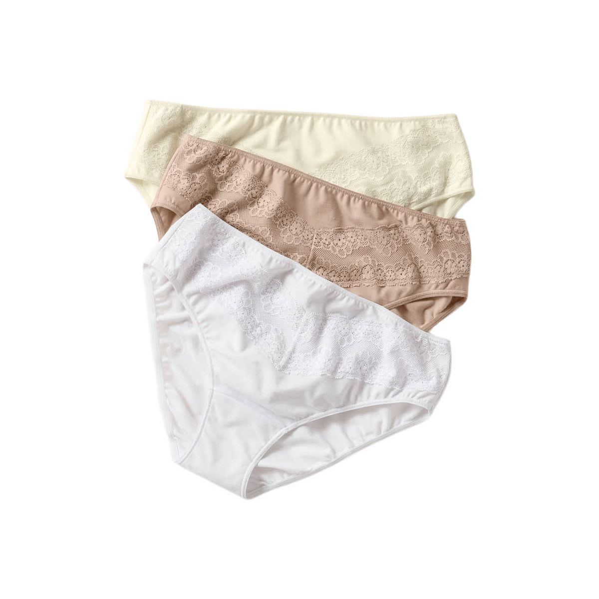 LEONISA - Panties 12744X3 Bikini Surtido