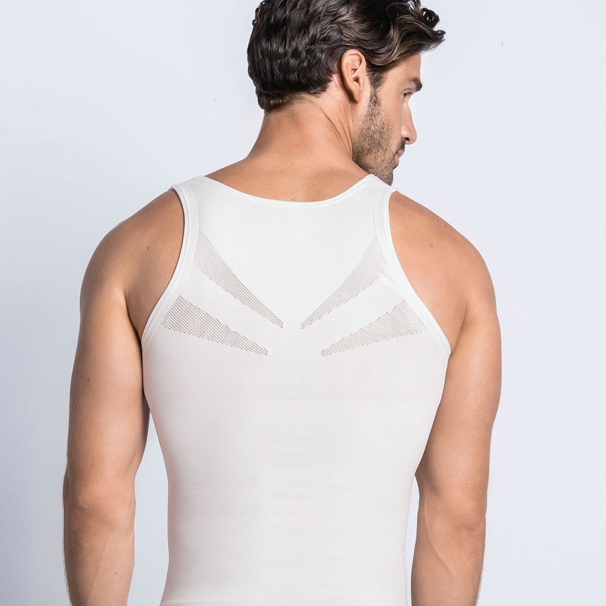 LEO - Fajas Masculinas 035010 Control de abdomen Blanco