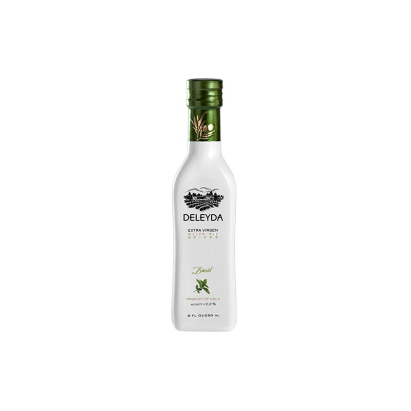 DELEYDA - Aceite de Oliva Premium Albahaca 250 ml Deleyda