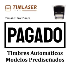 STAMPS - Timbres Automáticos Modelos Prediseñados PAGADO