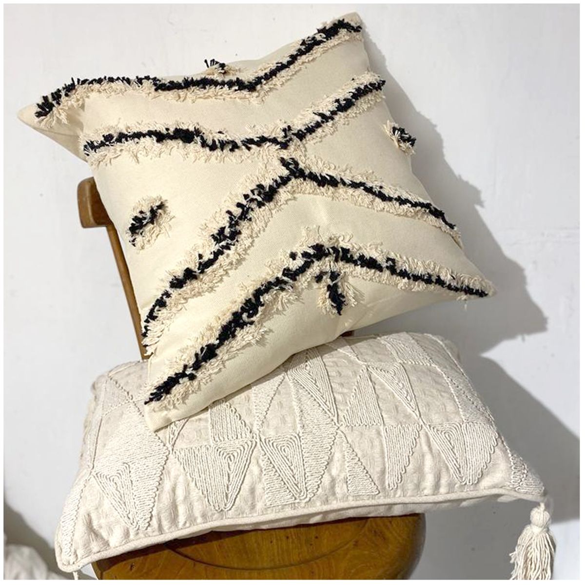 LIVING MARKET - Cojín Boho 45x45 Living Market