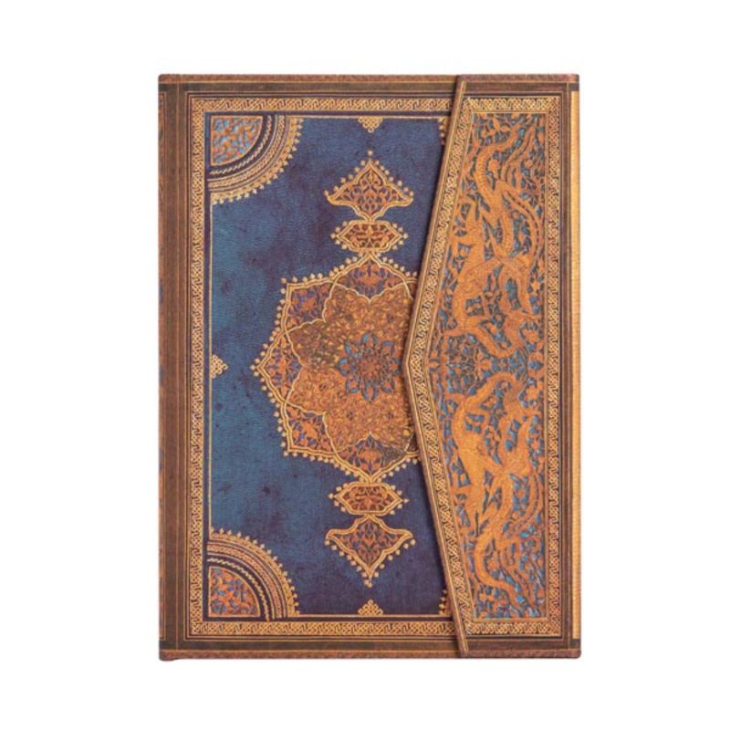 PAPER BLANKS - Libreta Safavid Indigo Midi Tapa Dura Con Lineas