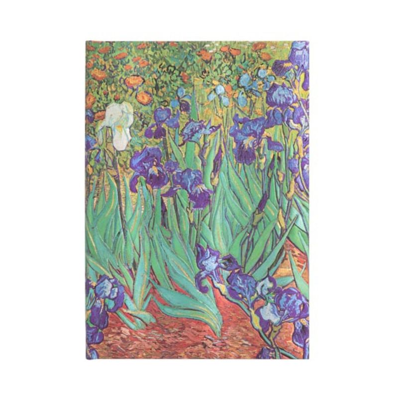 PAPER BLANKS - Libreta Van Gogh, Los Lirios Midi Tapa Dura Con Lineas