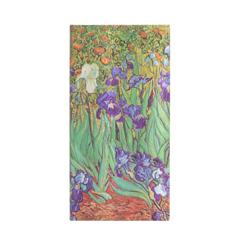 PAPER BLANKS - Libreta Van Gogh, Los Lirios Slim Tapa Dura Con Lineas
