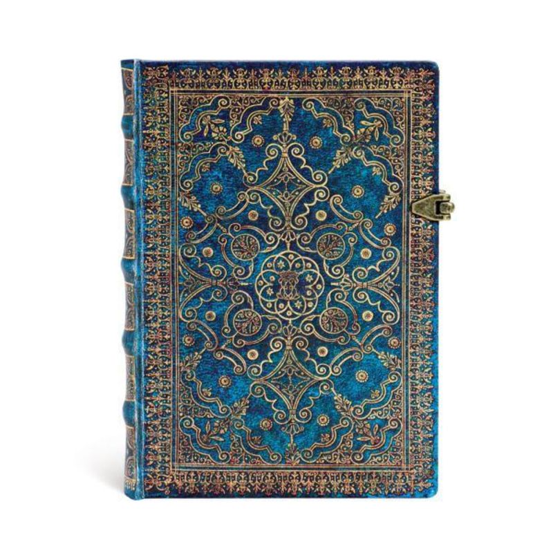 PAPER BLANKS - Libreta Equinoxe, Azure Midi Tapa Dura Con Lineas