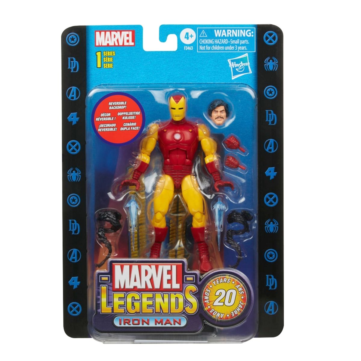 MARVEL - FIGURA FAN MARVEL LEGENDS SERIES 20 AÑOS IRON MAN