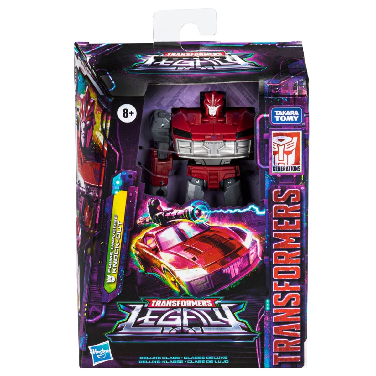 TRANSFORMERS - FIGURA FAN TRANSFORMERS LEGACY DELUXE PRIME UNIVERSE KNOCK OUT