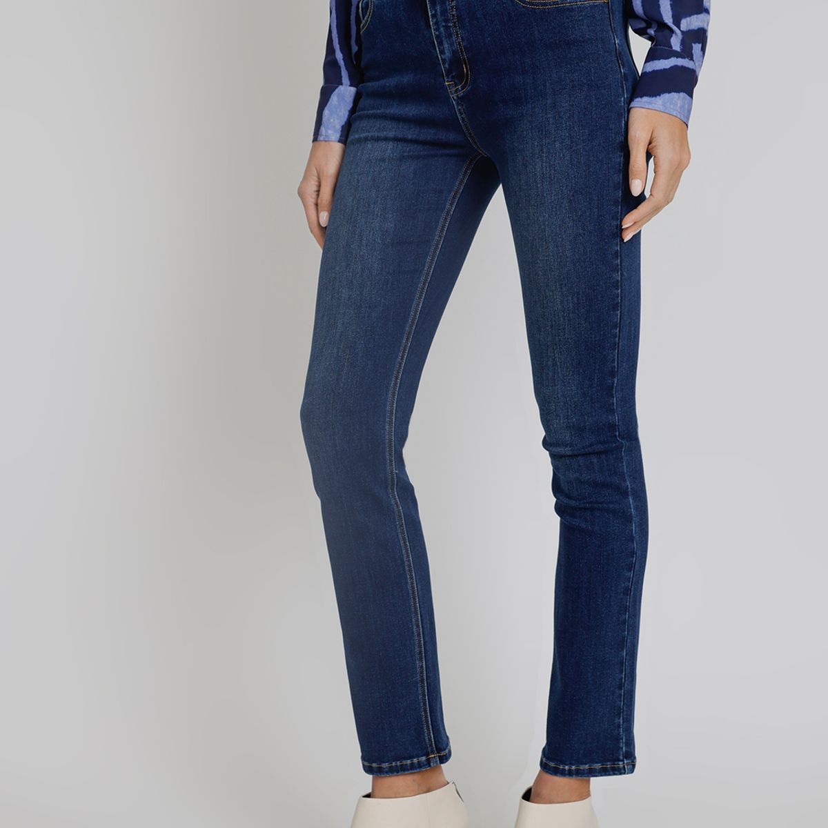 CANADIENNE - Jeans Charlot Azul