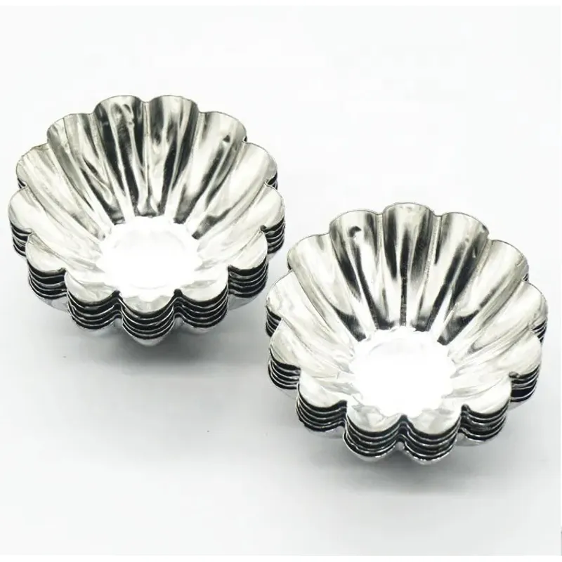 GENERICO - Pack X12 Molde Mini Tartaleta Tarta Moldes Aluminio 45cm