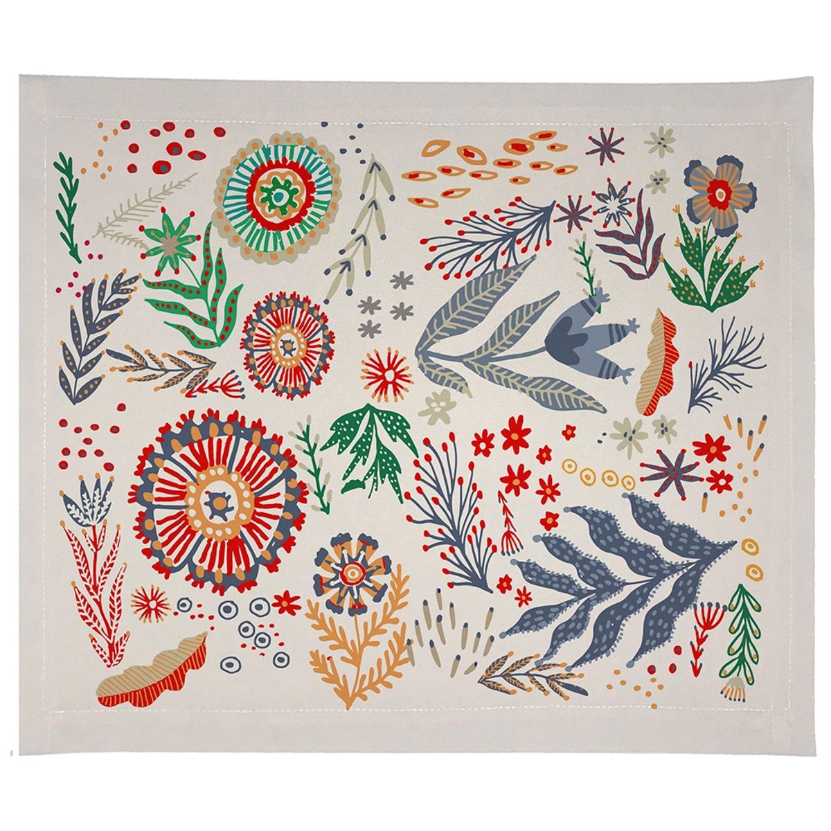 TUYO PRINT - Set Individuales Impermeables Color Folk