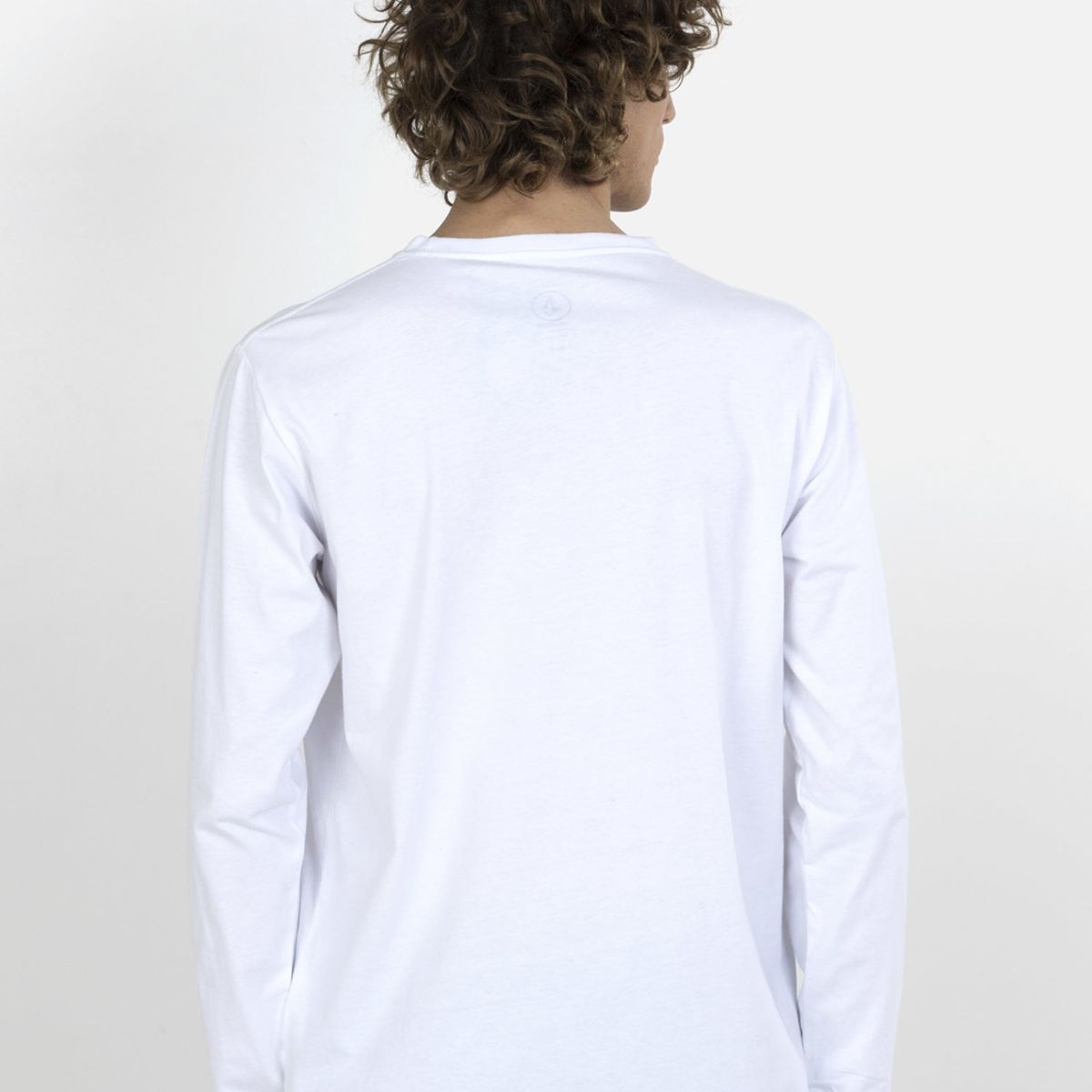 VOLCOM - Polera ICONICSTONE LS TEE Hombre Blanco Volcom