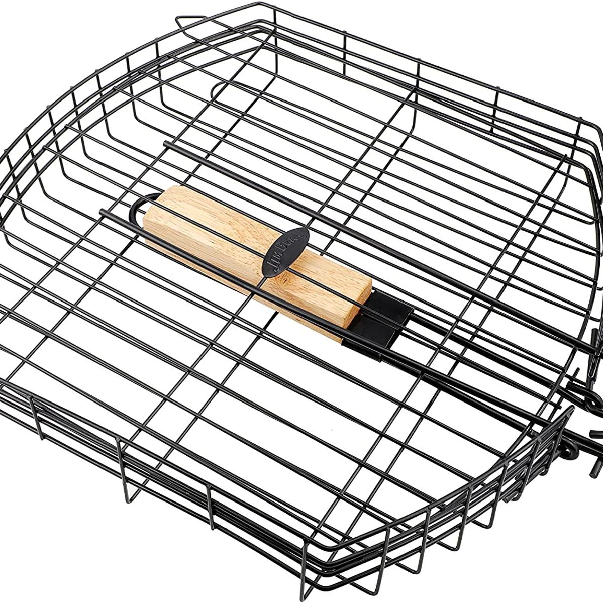 JIM BEAM - Rejilla Metal Para Parrilla Grande Mango Madera