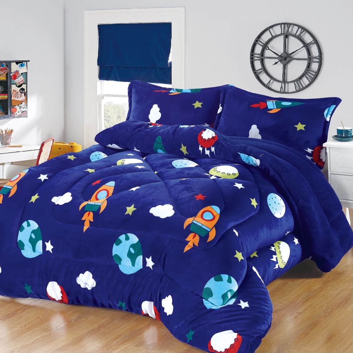 HAPPY LIVING - Plumón sherpa chiporro 1.5 PL P3 cohete