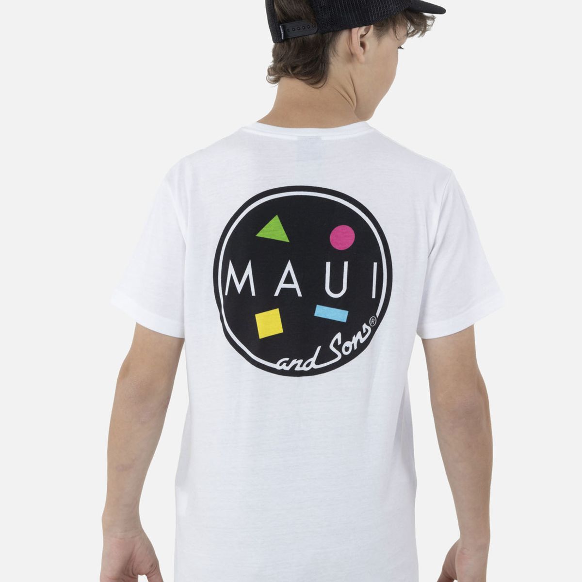 MAUI AND SONS - Polera COOKIE Juvenil Blanco Maui and Sons