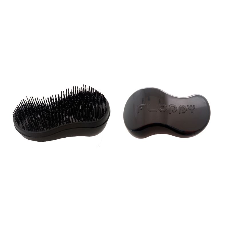 GENERICO - Cepillo Español Floppy Antifrizz Desenredante Negro