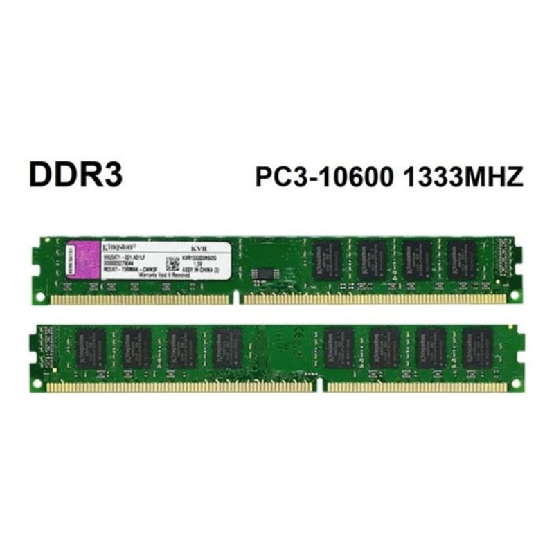GENERICO - MEMORIA RAM DDR3 PC3-10600 2GB PC 1333MHZ SURTIDAS PACK DE 2